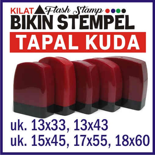 

Bikin Stempel Flash Warna Otomatis Gagang TAPAL KUDA