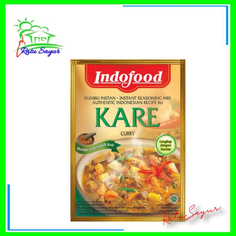 

KARE INDOFOOD 45 gram/Ratu Sayur Cikeas
