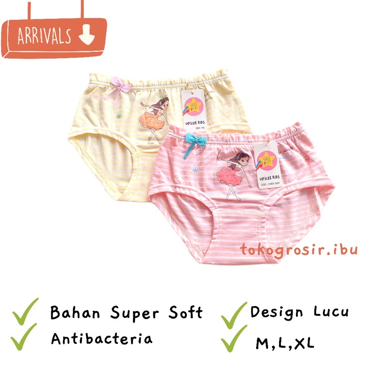 CD Celana Dalam Anak Perempuan Cewek Balita Kids Celana Dalam Boxer Anak Cewek CD Kancut Anak Katun