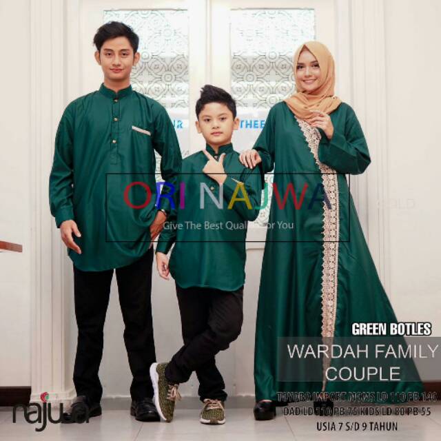 Wardah Family Couple ori Najwa