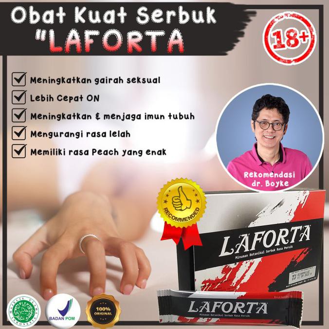 Laforta / Minuman Serbuk Herbal / Obat Pembesa Herbal Pria / 10 Sachet Termurah