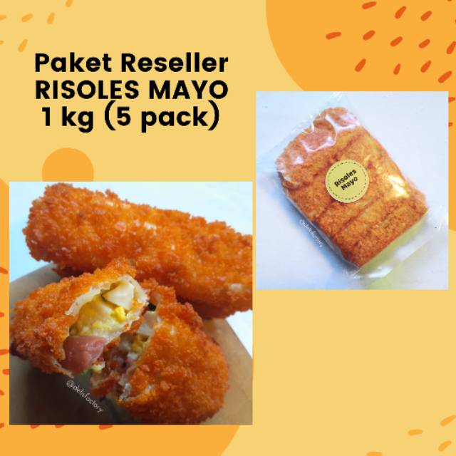 

Paket Reseller Risol Mayo Frozen 1kg