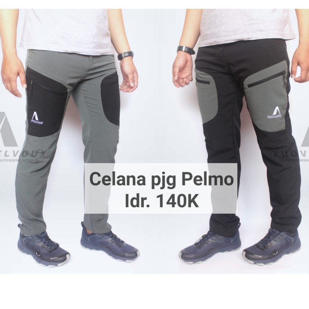 Celana Panjang Outdoor Gunung Merk Pelvoux Seri Pelmo Lawz Quickdry Cepat Kering Elastis