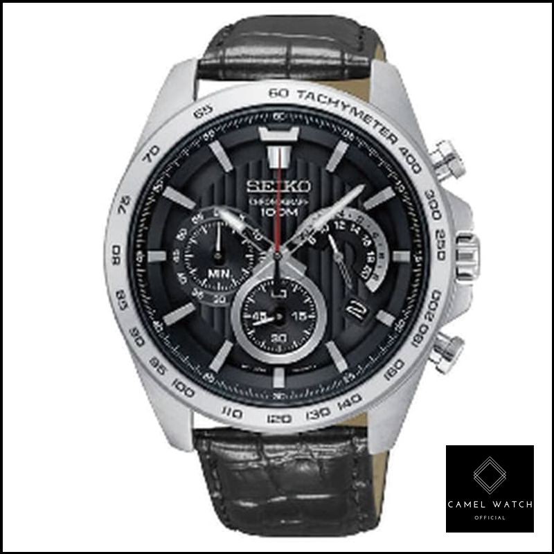 Grosir SEIKO SSB305P1 SSB305 Chronograph Quartz Tachymeter