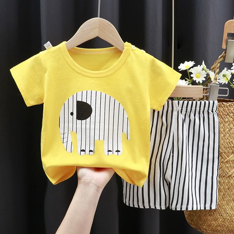 PUNCAK 3.3 stoberi - SETELAN BAJU BAYI IMPORT UMUR 0-24 BULAN/SETELAN BAJU LENGAN PENDEK BAYI TOT2