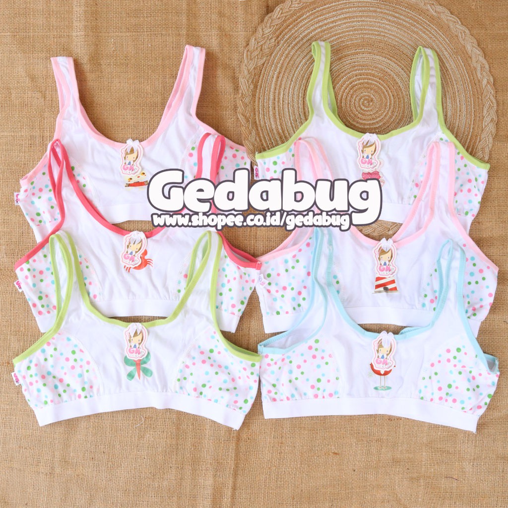 Miniset Remaja GN Girl Polkadot 2005 Pakian dalam anak remaja Girl Women | Gedabug