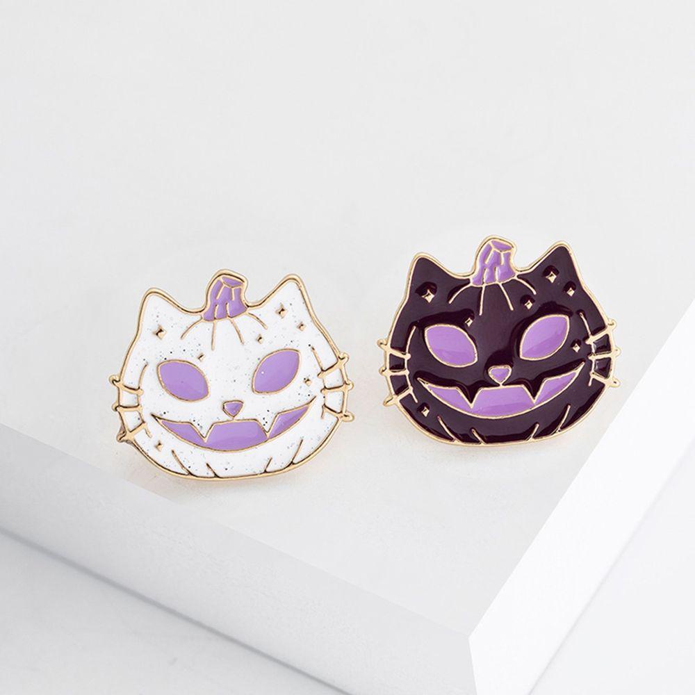 Lily Halloween Bros Lucu Dekorasi Pribadi Kartun Labu Kucing Bros