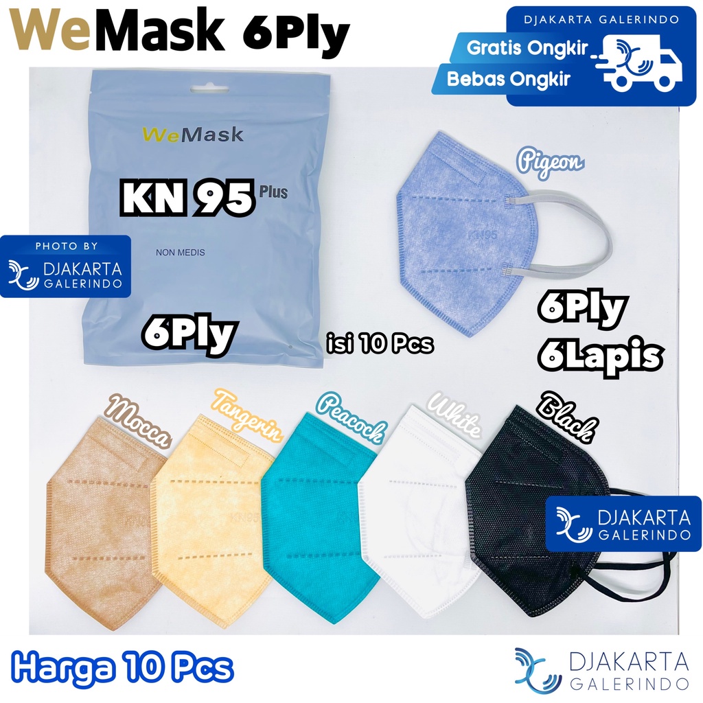 Masker KN95 6Ply WeMask isi 10 Pcs