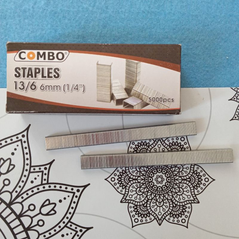 

Refill/Isi Staples Combo 13/6 (Isi 5000 pcs)