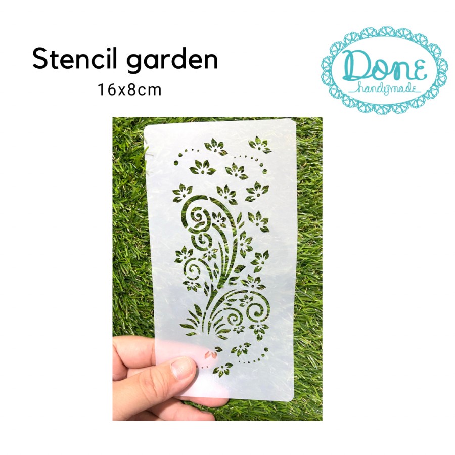 Stencil garden stencils garden scrapbooking decoupage texture sheet