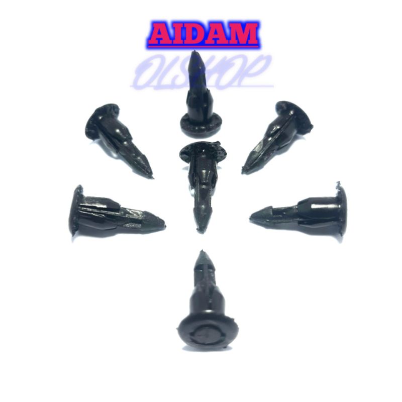 KLIP RIVET PLASTIK MOTOR YAMAHA NMAX HONDA VARIO SCOOPY YAMAHA NMAX AEROX LEXI MIO XRIDE UKURAN 6MM