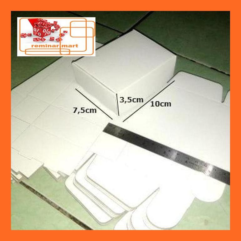 

474Srem (K.40) Karton 10 X 7,5 X 3,5 Box Kertas Duplex Polos Repjd80E