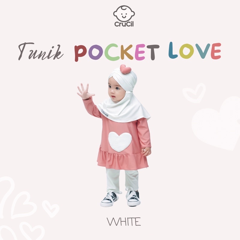 CruCil Tunik Anak Pocket Love &quot;Kantong Cinta&quot;