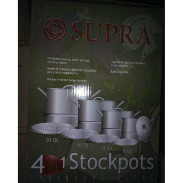 Panci set supra steamer 4in1 .