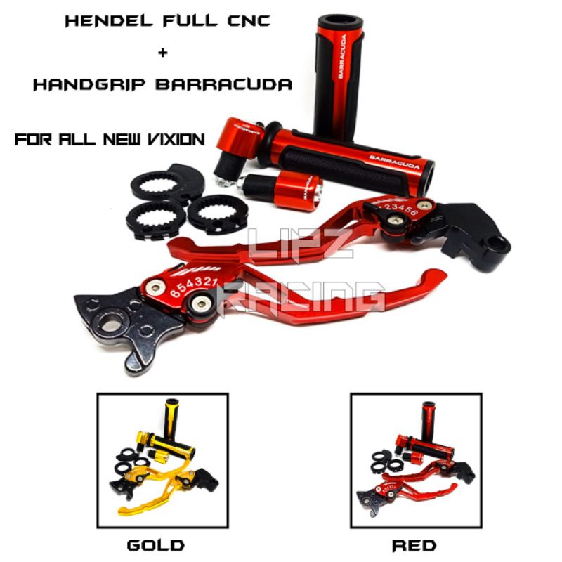 (PAKET) Handgrip BARRACUDA+Handle Full cnc