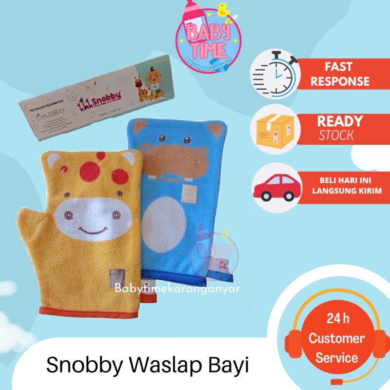 Waslap Bayi Snobby Karakter