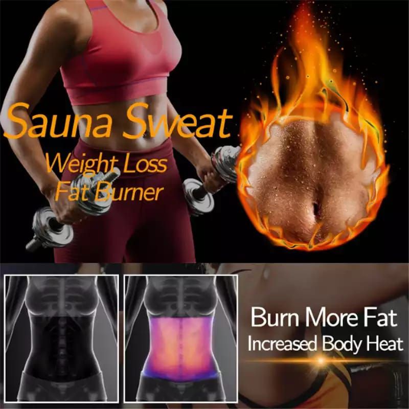 CELANA SAUNA sweat pants  HIGH waist pelangsing legging olahraga pembakar lemak korset TERLARIS