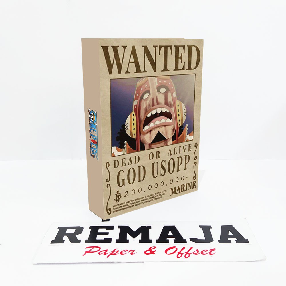 

Pocket book/Notebook Hardcover ONEPIECE GOD USOPP A6 & A5 / buku tulis catatan notes