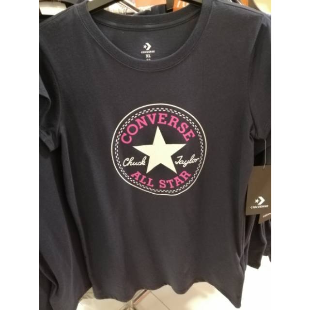 converse t shirt kids grey