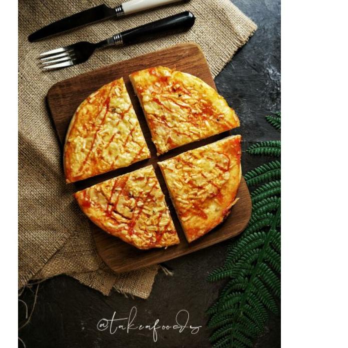 

Berkualitas Pizza mini keju UK 22cm