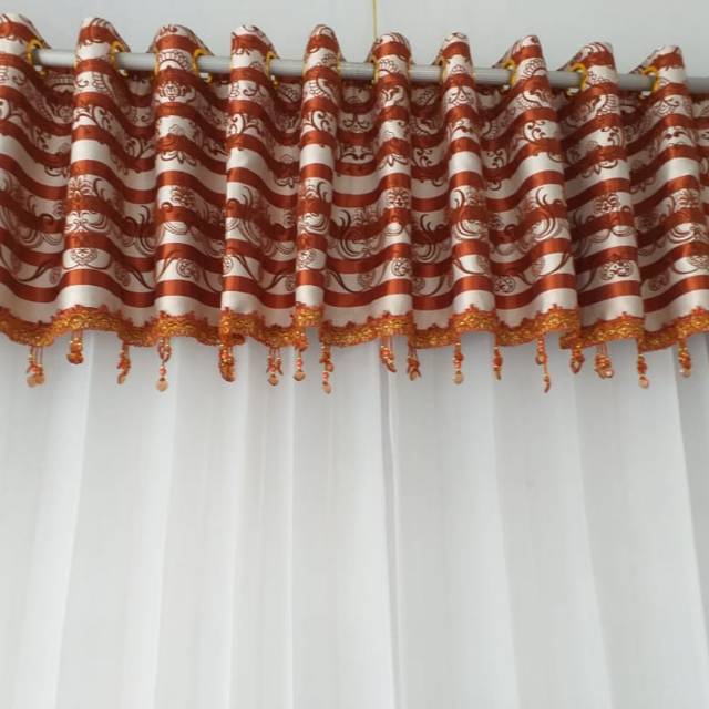 PNI TIRAI NYA AJA ( TANPA GORDEN ) FLOGING EMBOS BATIK GRADE A MERAH BATA ORANGE