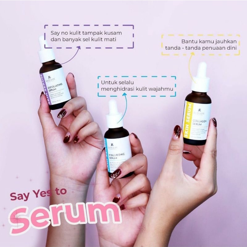 LA TULIPE Skin Serum 30mL | Latulipe Serum Hyaluronic - Collagen - Exfoliating