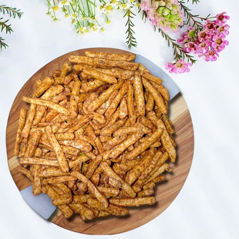 

Basreng Kriuk Isi 100 Gram / Stik Bakso atau Baso Goreng Pedas Daun Jeruk Cemilan Snack Homemade Makanan Ringan Khas Bandung Enak Murah Berkualitas