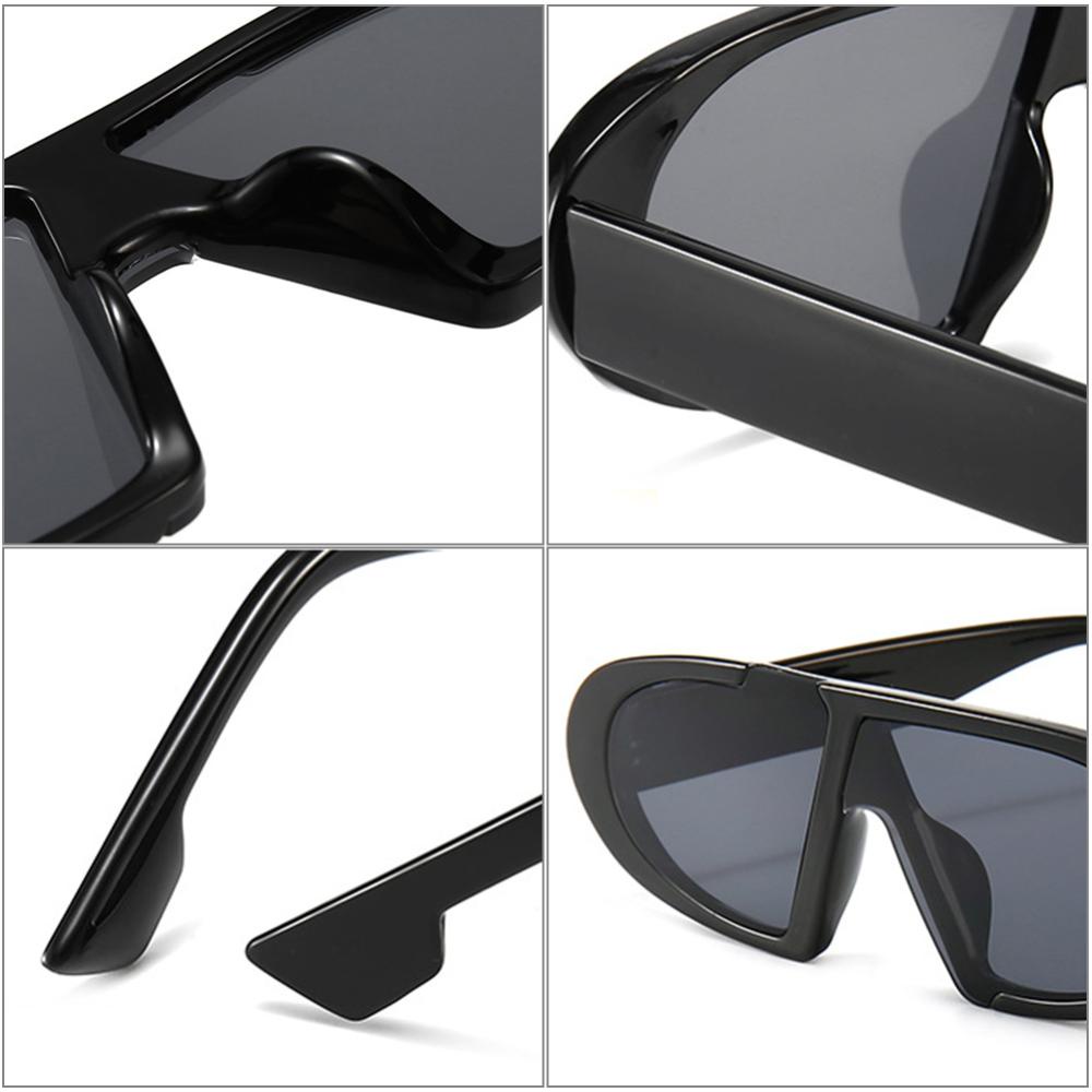 Timekey Kacamata Hitam Frame Oval Kecil Gaya Retro Untuk Wanita A4L9