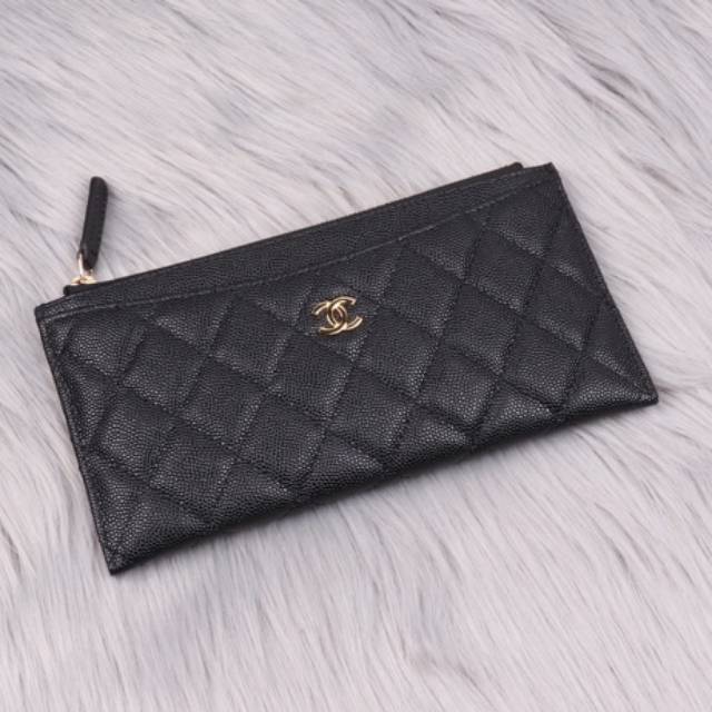CHANEL ZIPPED WALLET A84107 / DOMPET WANITA / SUPER MIRROR QUALITY