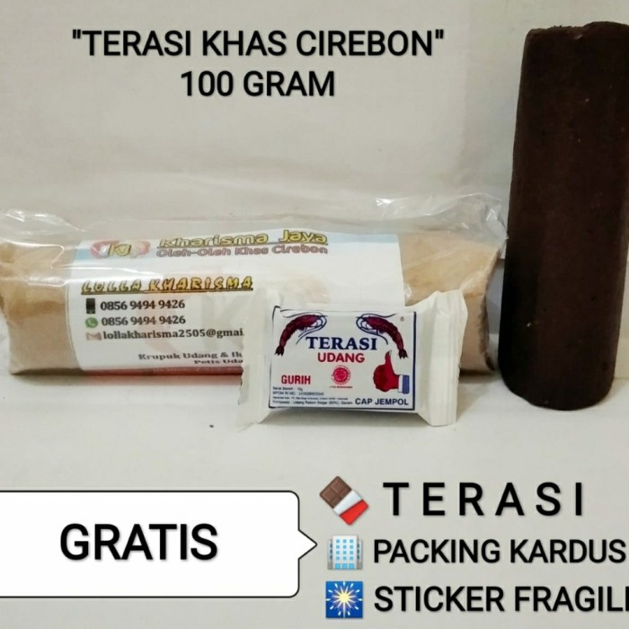 

PROMO Terasi Khas Cirebon Oleh Oleh cirebon 100gram
