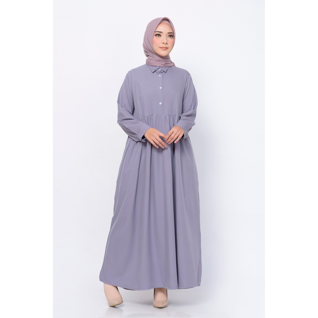 JUWAIRIYAH | ZASKIA MECCA GAMIS JELLY CASUAL | FASHION STYLE REMAJA | PAKAIAN MUSLIM | SYARI REMAJA
