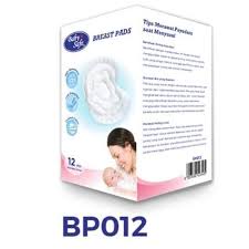 Baby safe Breast Pads isi 16 pcs BPS16/ Bantalan penyerap kelebihan air susu