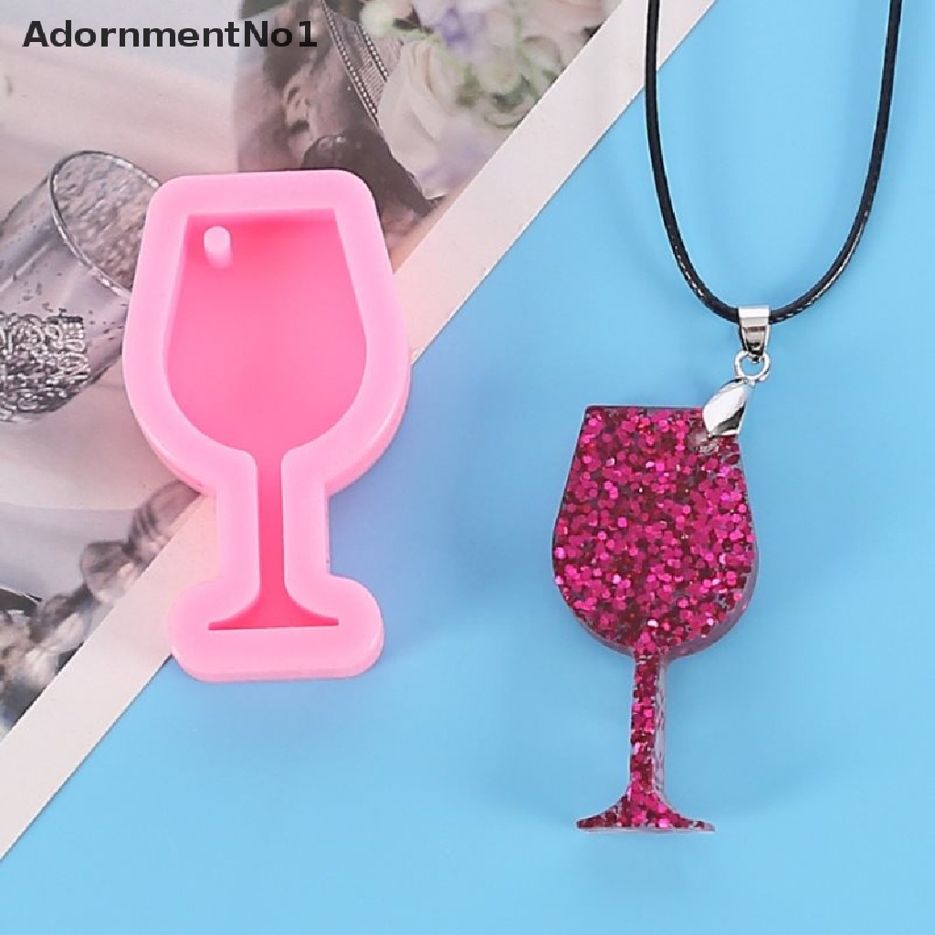 (AdornmentNo1) Cetakan Resin Epoxy Bahan Silikon Untuk Gantungan Kunci / Perhiasan DIY