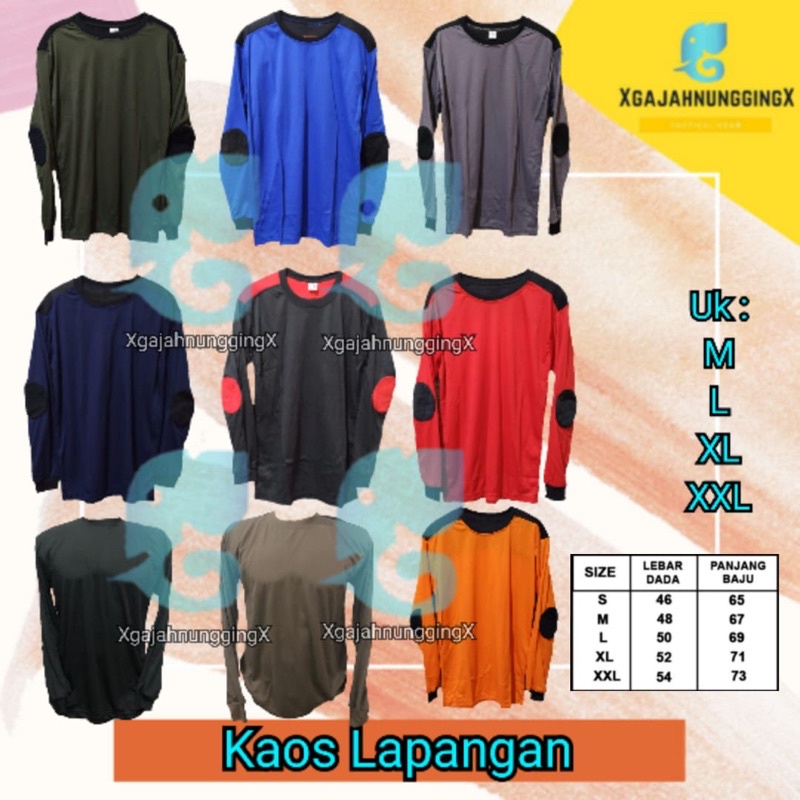 Baju Kaos Lengan Panjang Seragam Komunitas SMA Kampus Kuliah Himpunan OSIS Training Murah Bandung