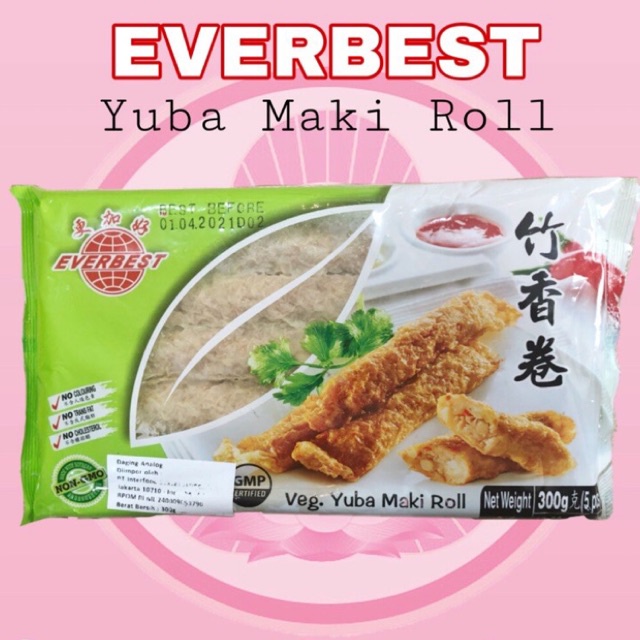 

Everbest Yuba Maki Roll Vegetarian / Lumpia Udang Seafood