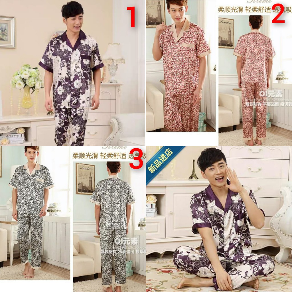 Baju tidur piyama cowok cp import