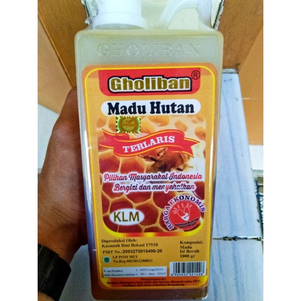 

Madu Hutan kalimantan Gholiban 1 kg Botol EMBOS!!