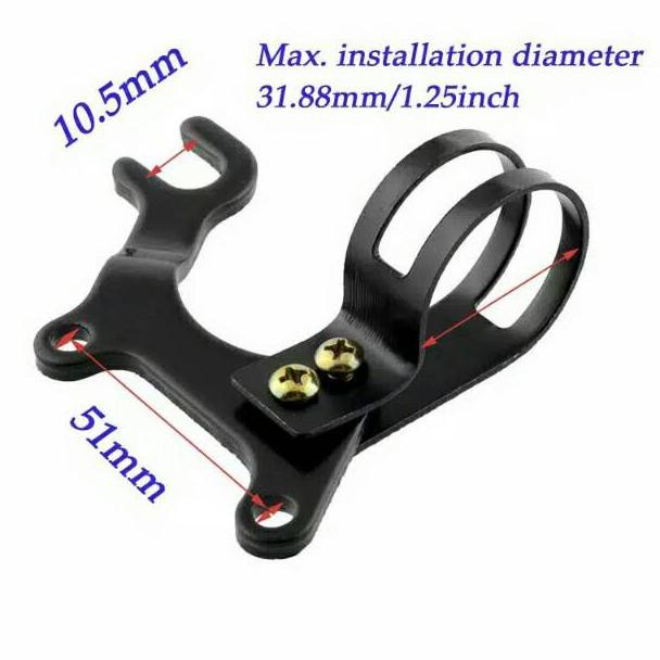 [KD]-611 -924 Adaptor sambungan dudukan kepala rem cakram disc brake sepeda federal jadul lama