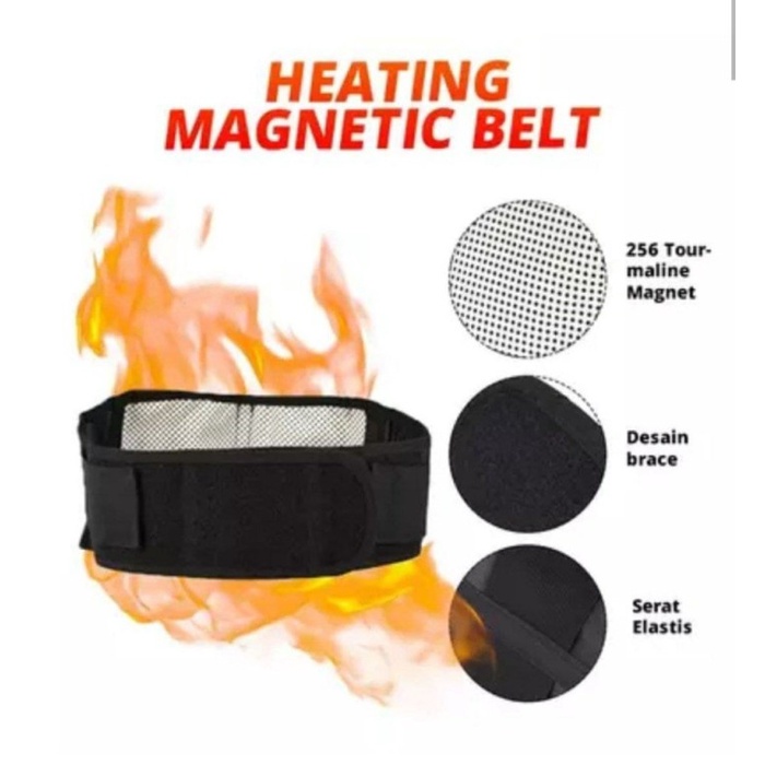 Heating Magnetic Belt Atasi sakit pinggang saraf kejepit ORIGINAL