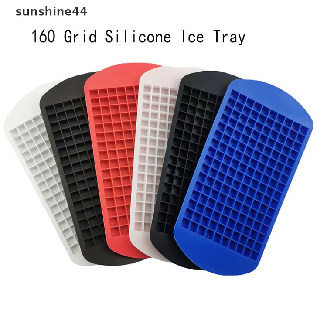 Sunshine Cetakan Es Batu / Buah Frozen Mini 160 Sekat Bahan Silikon Food Grade