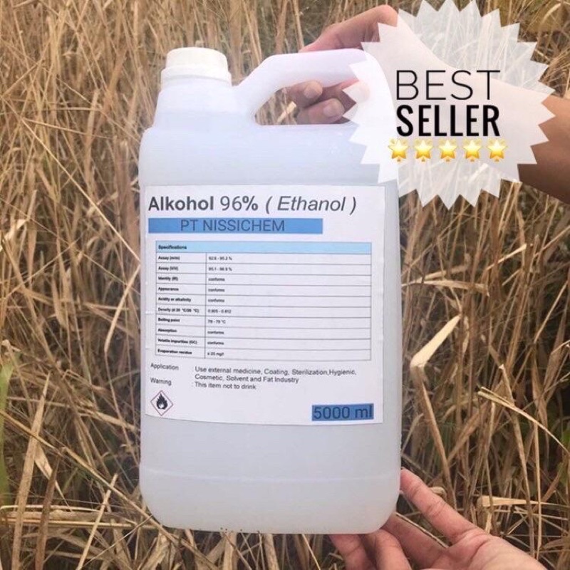 ALKOHOL 96% 5 LITER/ ETANOL 96% 5 LITER