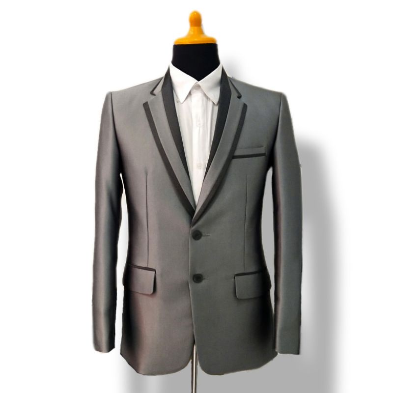 Jas Pengantin Pria Abu Grey Jas Wedding Pria Grey Abu