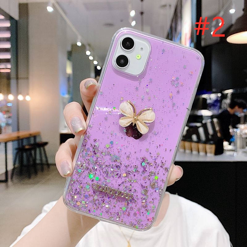 Casing Silikon Soft Case HP SAMSUNG A10 A10S A11 Note 10 A20 A20S A30 A31 A51 A70 Gorgeous 3D Butterfly