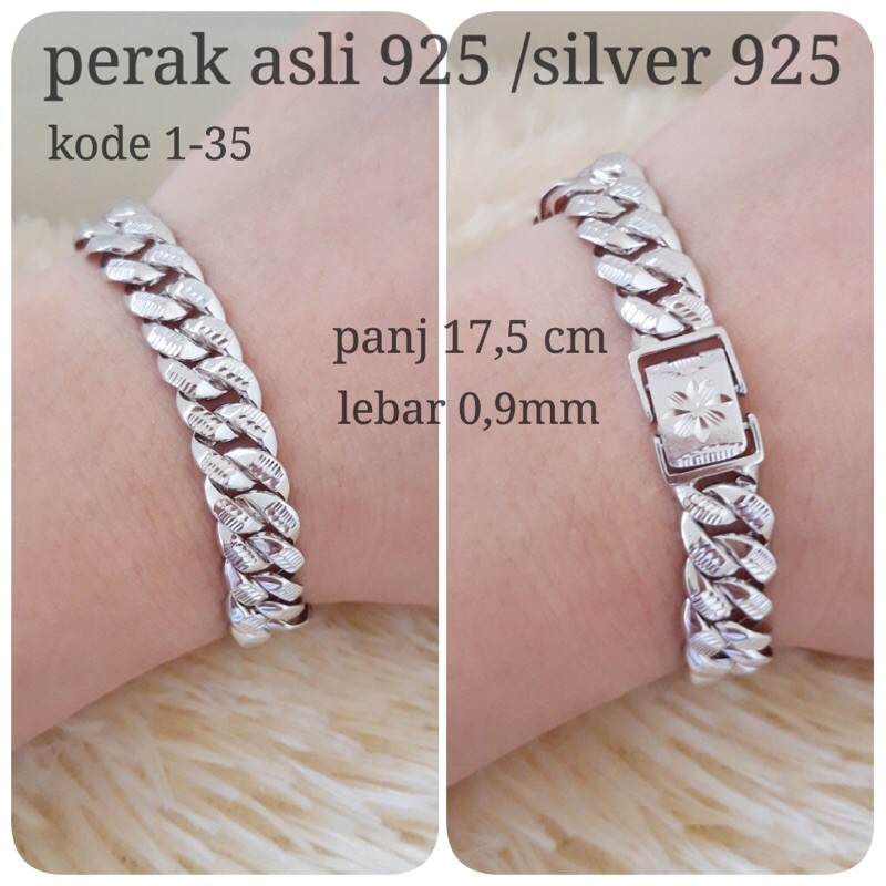 GELANG SISIK NAGA/GELANG TANGAN/GELANG RANTE/GELANG WANITA/GELANG PERAK 925/SILVER 925/GELANG SISIK 