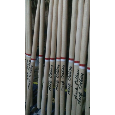 12 Pasang Stick Drum Custom Kayu Campole