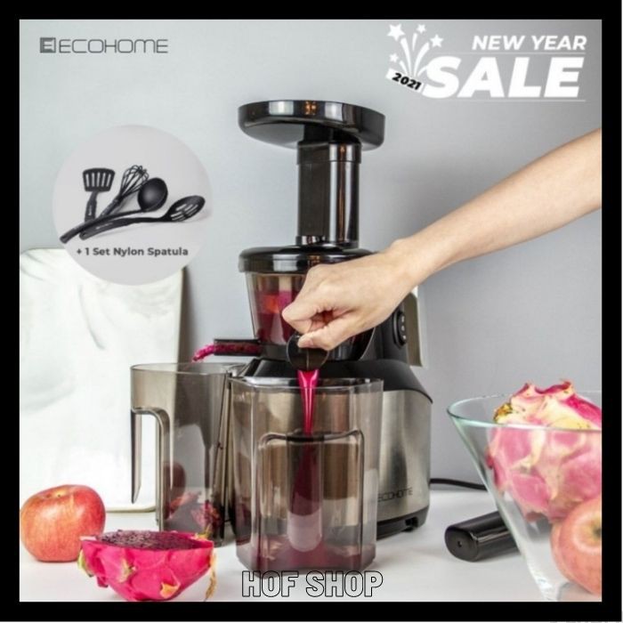 ECOHOME SLOW JUICER ESJ-999 FREE 1 SET SPATULA