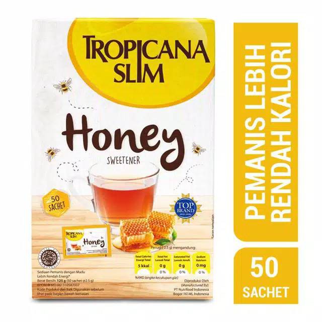

TROPICANA SLIM SWEETENER HONEY 125GR