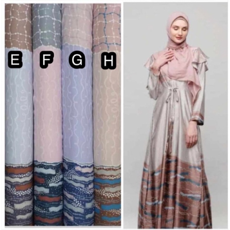 Bahan Kain Maxmara Luxury/Lux  motif etnic atas bawah terbaru Best Quality Grace A,Terbaru