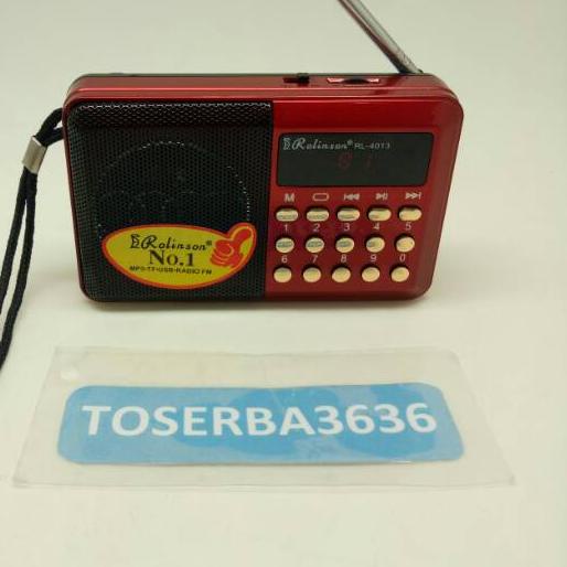 ✵ Speaker Mp3 Player Rolinson RL 4013 Radio Bisa Untuk Murotal Ayat Ayat Al-qur'an ❆