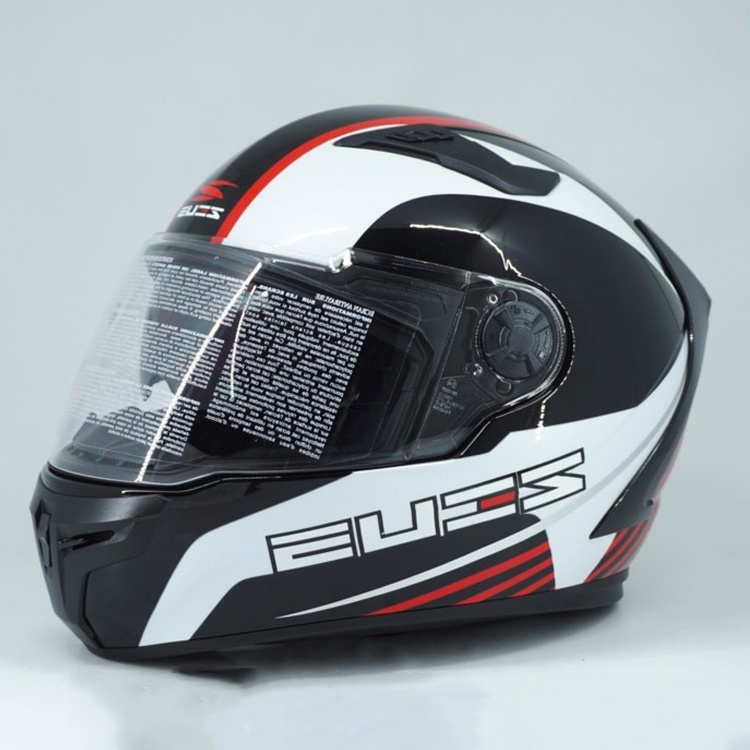 ZEUS ZS813 BLACK AN9 RED| HELM FULL FACE | ORIGINAL ZEUS